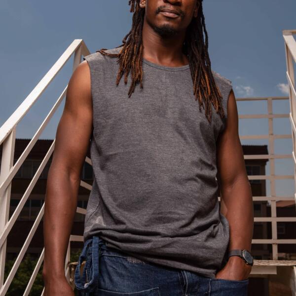 Men's 220GSM Moisture-Managed Sleeveless Activewear Shirt Thumbnail